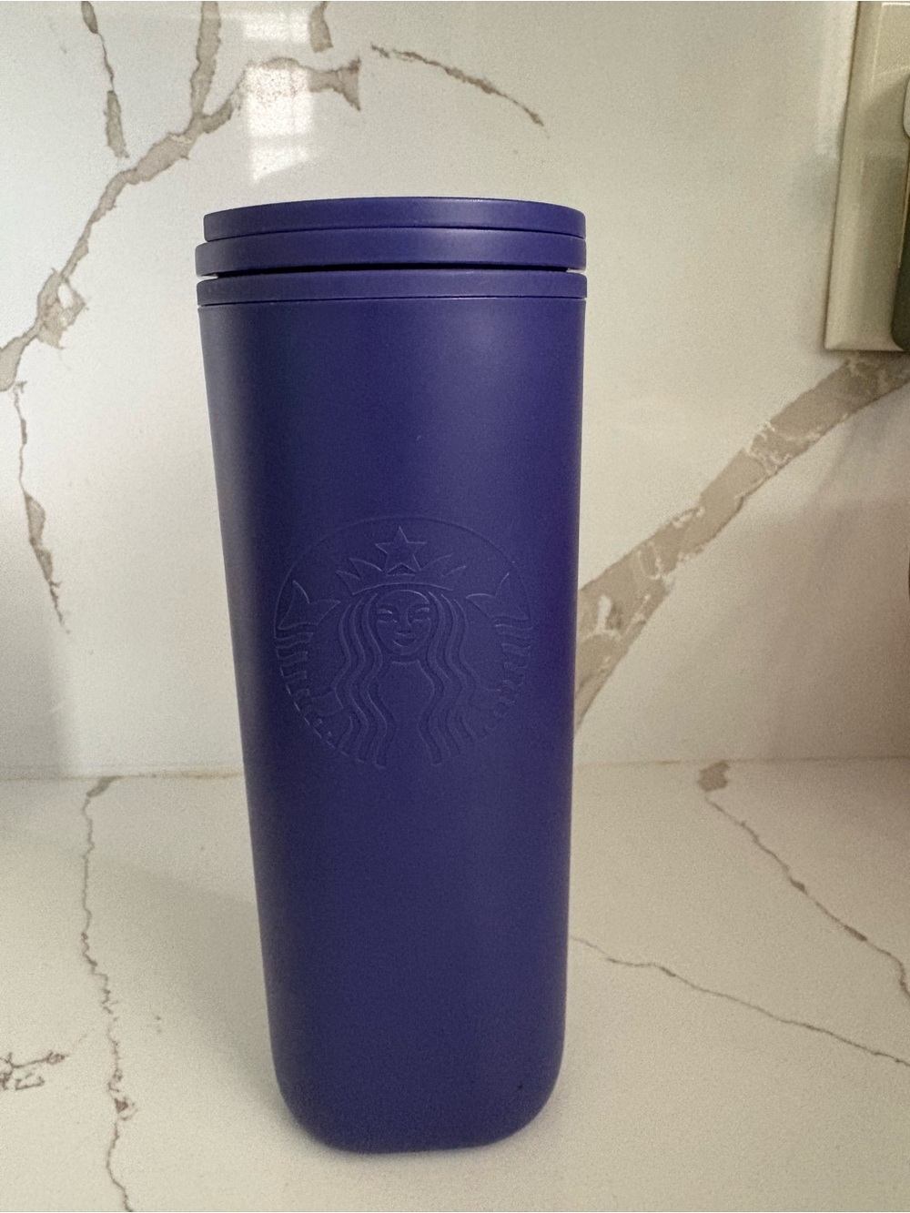 Starbucks purple tumbler with lid